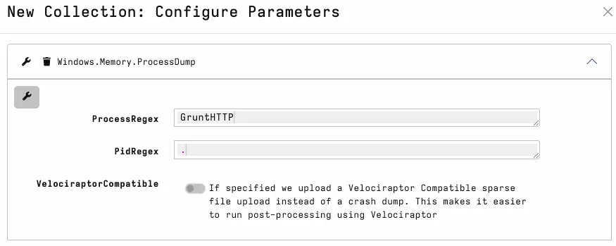Windows.Memory.ProcessDump